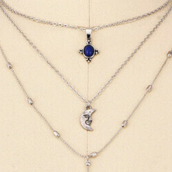 Jewelry - 3 for $30 New Silver Multilayered Necklace